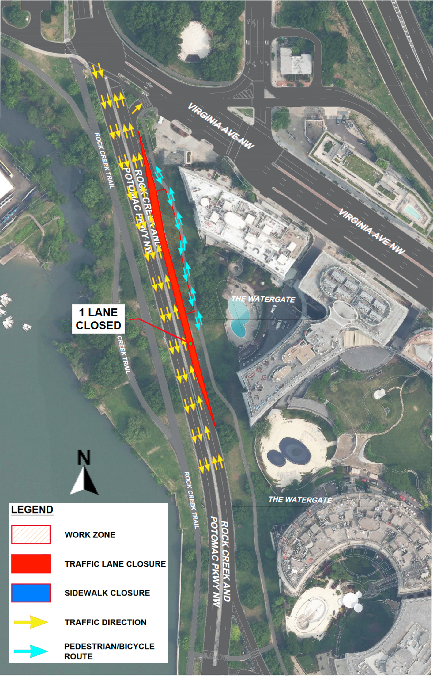 Virginia Avenue, NW Work (Map C) 