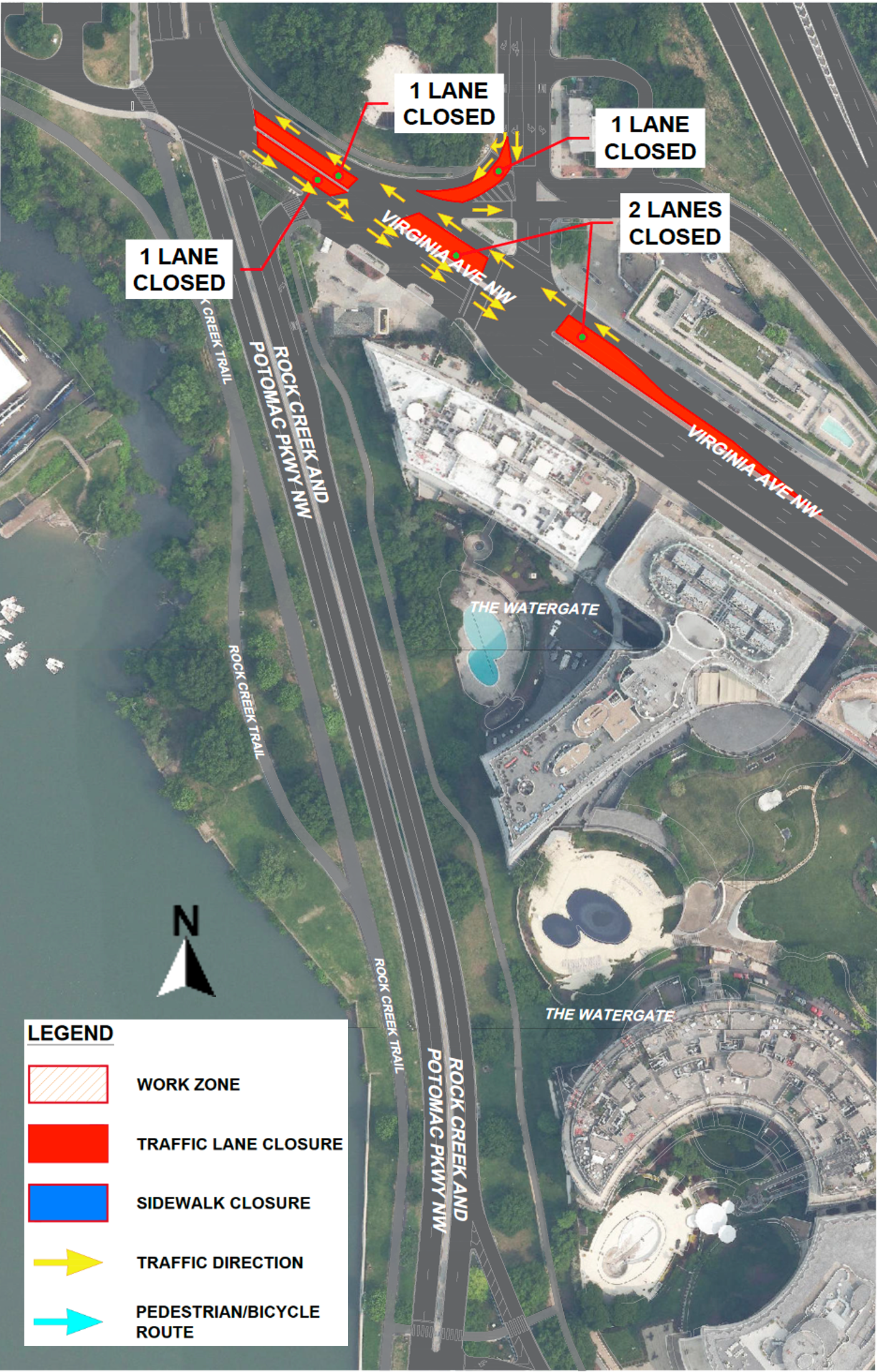 Virginia Avenue, NW Work (Map E)