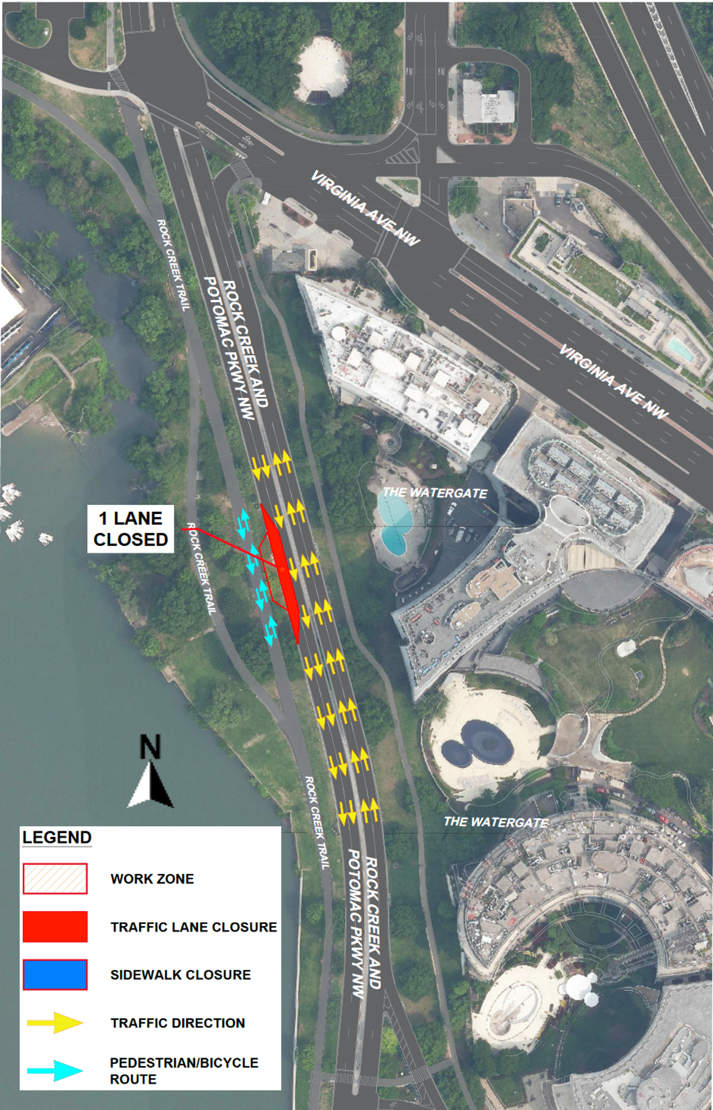 Virginia Avenue, NW Work (Map F)