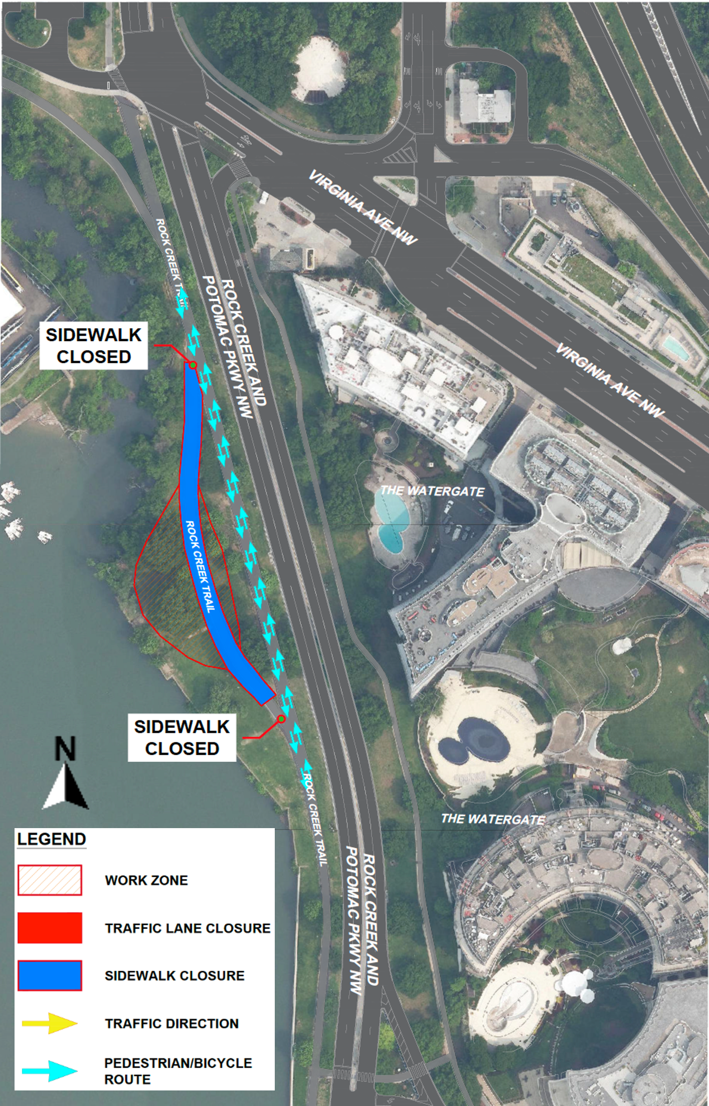 Virginia Avenue, NW Work (Map H)