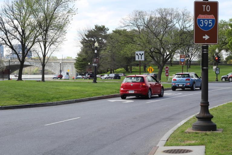Intersection of Ohio Drive and Independence Avenue SW