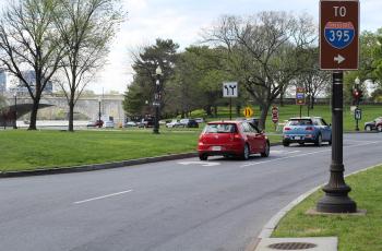 Intersection of Ohio Drive and Independence Avenue SW
